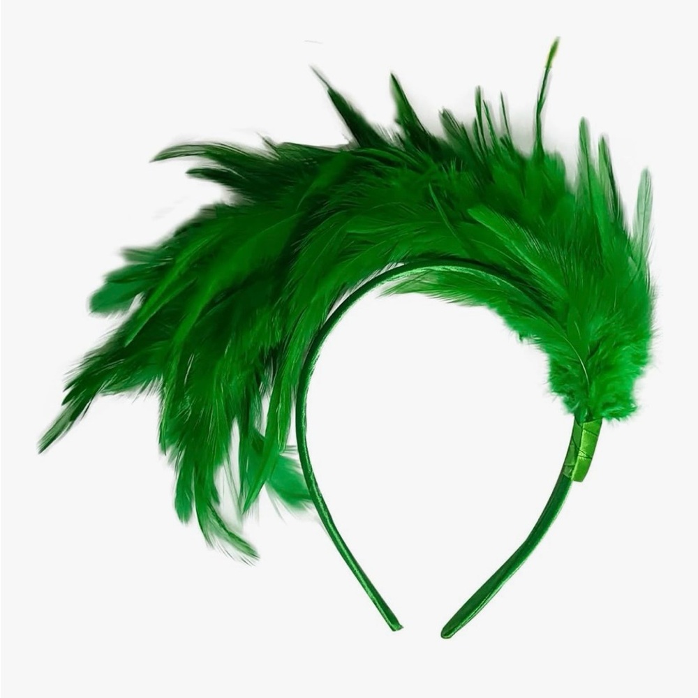 Green Feather Headband Hairband Hat Headpiece Feather
Women's,